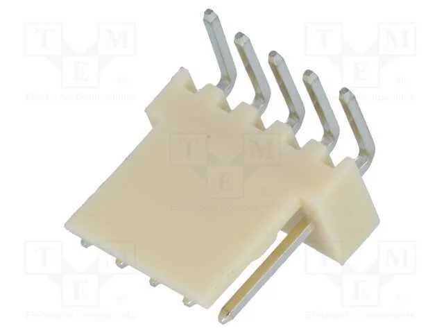 Tomada, fio-placa, macho, NS25, 2,54mm, PIN: 5, T.