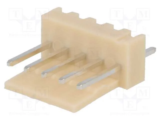 Tomada, fio-placa, macho, NS25, 2,54mm, PIN: 5, T.