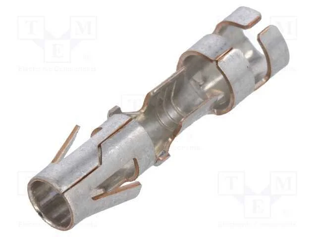 Contacto, F&ecirc;mea, Bronze de F&oacute;sforo, Estanhado, 0,5&divide;2mm2, Cerrar