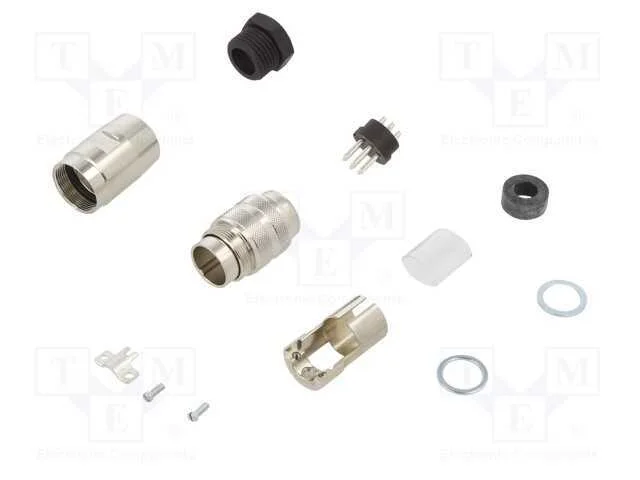 Conector: M16, Ficha, Macho, Solda, com Cabo, Pin: 7, 7a, 300v, 0,5mm2