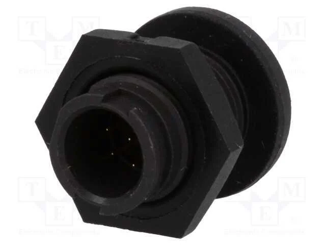 Conector: Redondos, En2, Tomada, Macho, Tht, para Painel, Pin: 7, 3a