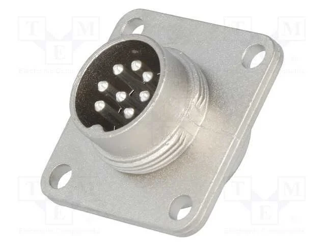 Conector: M16, Tomada, Macho, Solda, Pin: 8, 5a, 100v, Ip65,Ip67