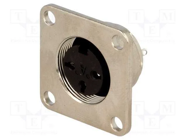 Conector: M16, tomada, f&ecirc;mea, solda, PIN: 3, 5A, .