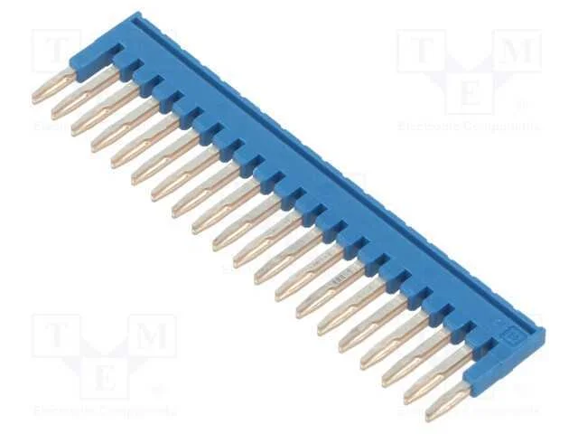 Ponte de pino, faixas: 20, azul, Larg: 3,5mm, UL9.
