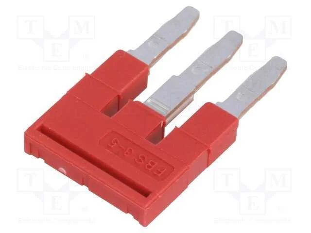 Ponte de Pino, Faixas: 3, Vermelho, Larg: 5mm, Ul94v-0