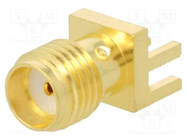 Ficha, Sma, F&ecirc;mea, de Borda, Simples, 50o, Smt, com Cabo, Ptfe