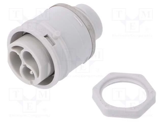 Conector: de alimenta&ccedil;&atilde;o, push-in, macho, 0,5&divide;2,5.