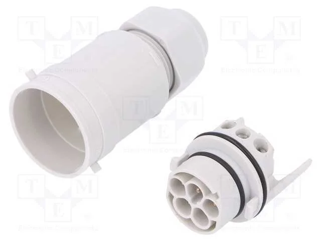 Conector: de Alimenta&ccedil;&atilde;o, Terminal Parafusado, Macho, 9&divide;12mm
