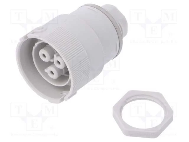 Conector: de Alimenta&ccedil;&atilde;o, Push-In, F&ecirc;mea, 0,5&divide;2,5mm2, 16a, 250v