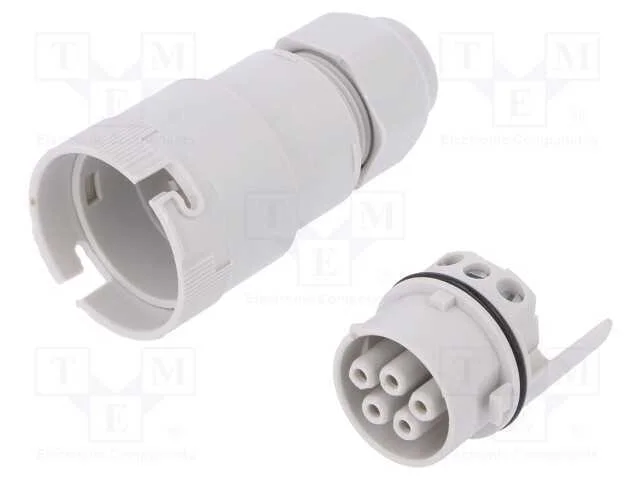 Conector: de Alimenta&ccedil;&atilde;o, Terminal Parafusado, F&ecirc;mea, 9&divide;12mm