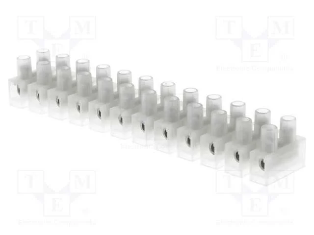 Bloco Terminal, Terminal Parafusado, 4mm2, 400v, Faixas: 12