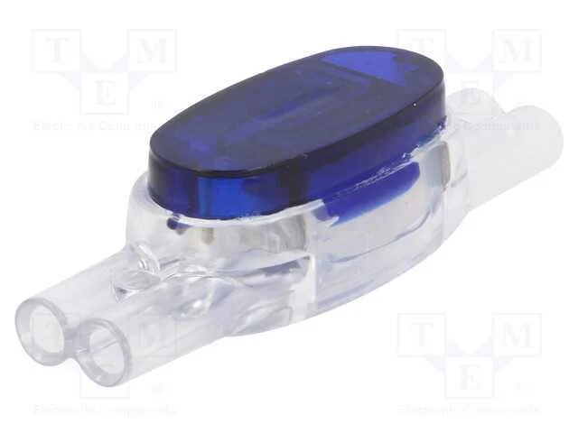 Conector R&aacute;pido, Presslok, Idc, 16awg&divide;19awg, Azul, 0,9&divide;1,3mm