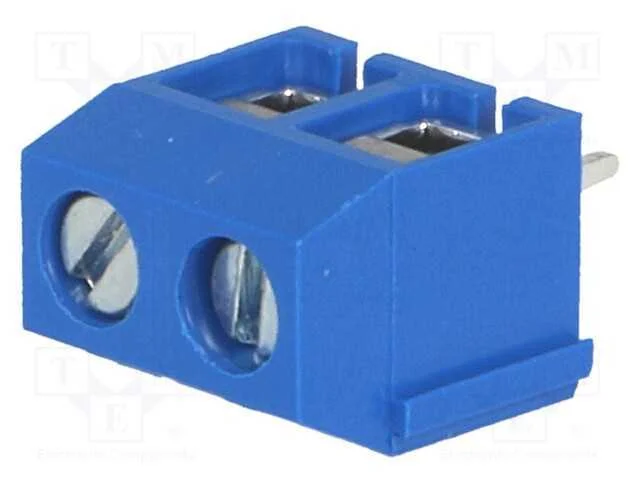 Pcb Bloco Terminal, Angulares 90, 5mm, Faixas: 2, para Pcb, 15a