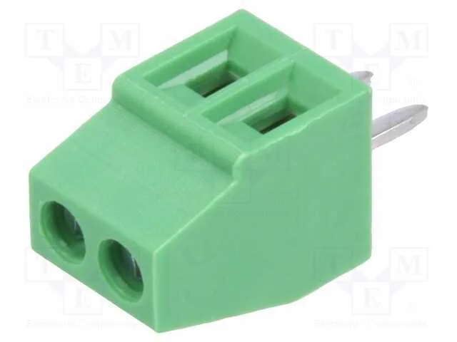 Pcb Bloco Terminal, Angulares 90, 2,54mm, Faixas: 2, para Pcb