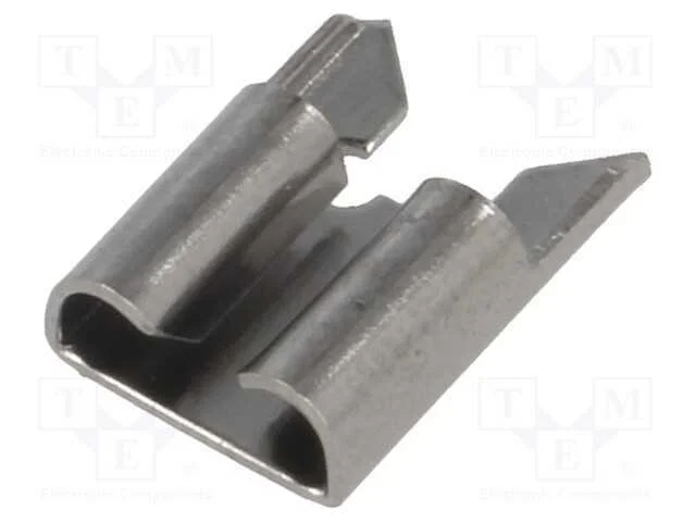 Conetor: Plano, 6,4mm, 0,8mm, Macho, Tht, Lat&atilde;o, Estanhado, Simples