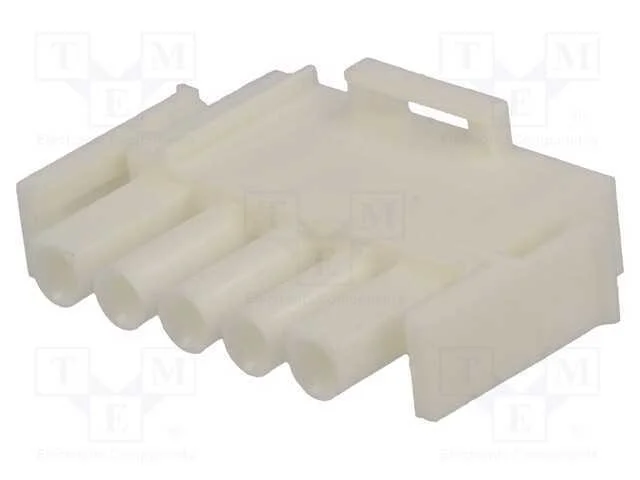 Ficha, Fio-Fio, Macho/F&ecirc;mea, Universal Mate-N-Lok, 6,35mm, Pin: 5