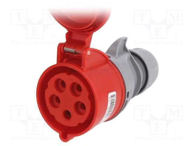 Conector: de Alimenta&ccedil;&atilde;o Ac 3 Fases, Tomada, F&ecirc;mea, 32a, 400vac