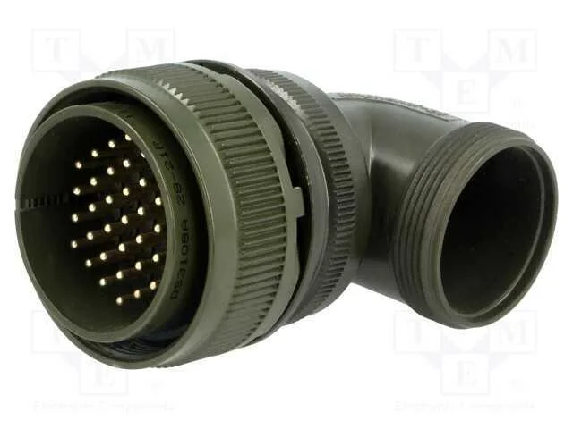 Conector: Redondos, Tamanho 28, Ms/Ds, Liga de Alum&iacute;nio, Ficha