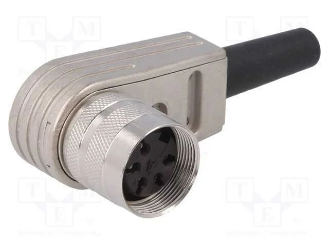 Conector: M16, ficha, f&ecirc;mea, solda, com cabo, PIN.