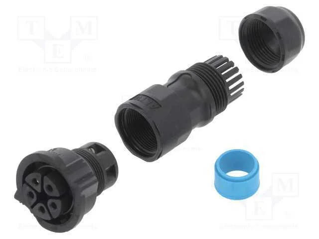 Conector: redondos, f&ecirc;mea, ficha, terminal parafu.