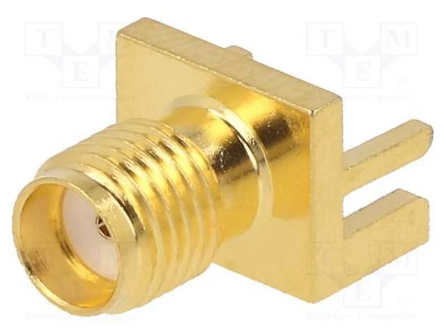Tomada, Sma, F&ecirc;mea, de Borda,Middle Board Mount, Horizontais, 50o