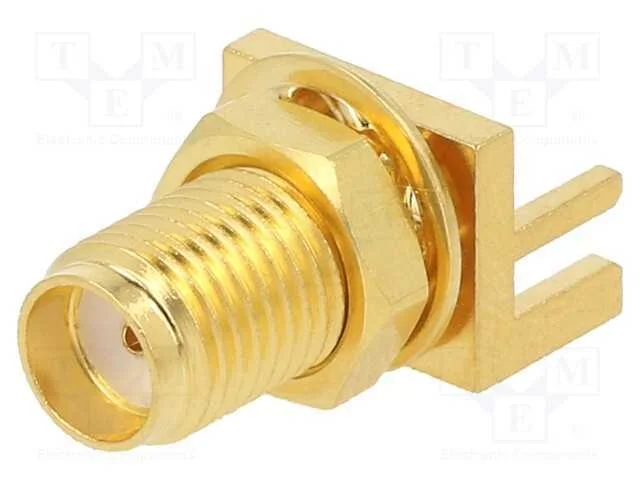 Tomada, Sma, F&ecirc;mea, de Borda,Middle Board Mount, Horizontais, 50o