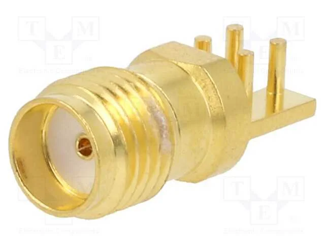 Tomada, Sma, F&ecirc;mea, de Borda, Angulares, 50o, Smt,Tht, para Pcb