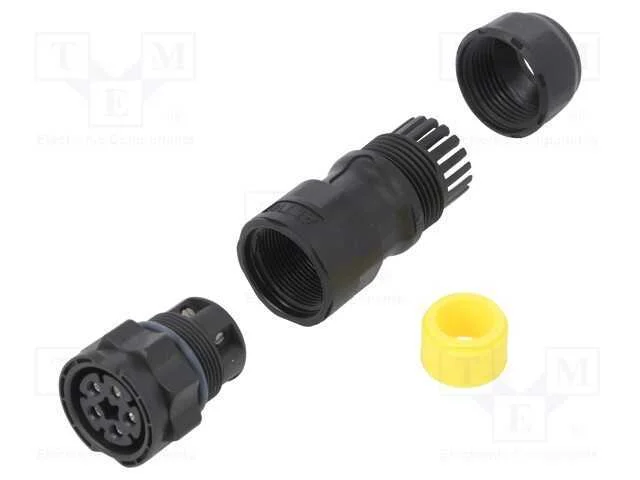 Conector: redondos, f&ecirc;mea, ficha, terminal parafu.