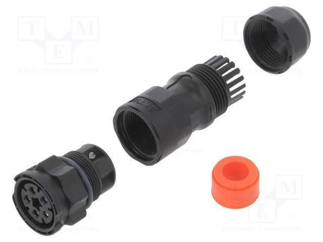 Conector: redondos, f&ecirc;mea, ficha, terminal parafu.