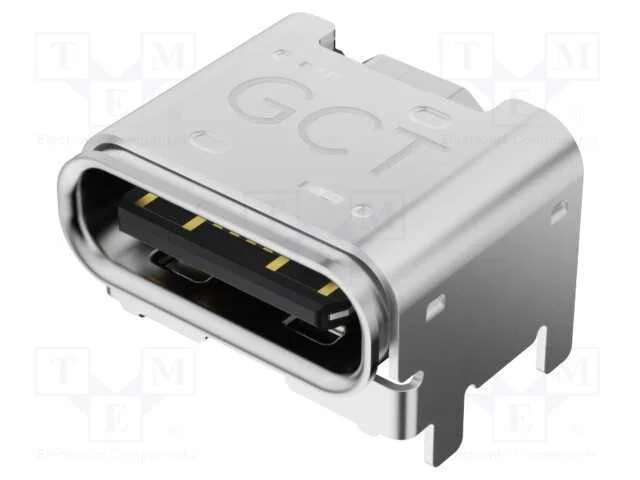 Tomada, Usb C, Smt, Pin: 16, Horizontais, Top Board Mount, Usb 2.0