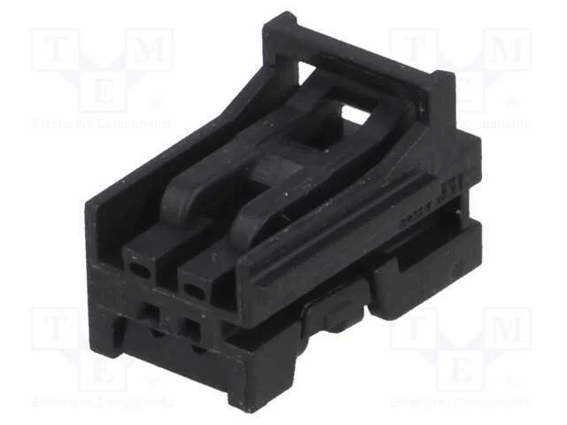 Conector: Automotive, Mini50, F&ecirc;mea, Ficha, com Cabo, Pin: 2, Preta
