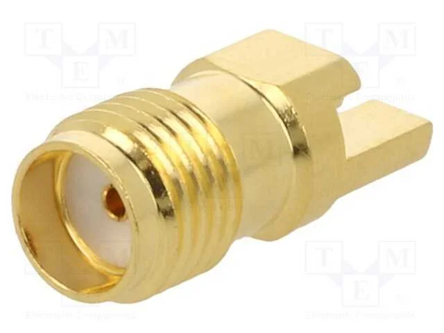 Tomada, Sma, F&ecirc;mea, de Borda, Horizontais, 50o, Smt, para Pcb, Ptfe