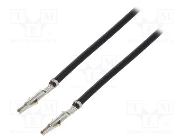 Contacto, macho, estanhado, 18AWG, MLX, com cabo,.