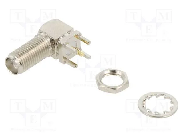 Tomada, Sma, F&ecirc;mea, com Rosca Larga, Angulares 90, 50o, Tht, Ptfe