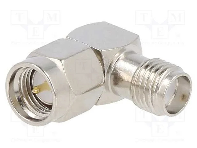 Conector, Macho Sma,F&ecirc;mea Sma, Angulares 90, 50o, Ptfe, Dourado