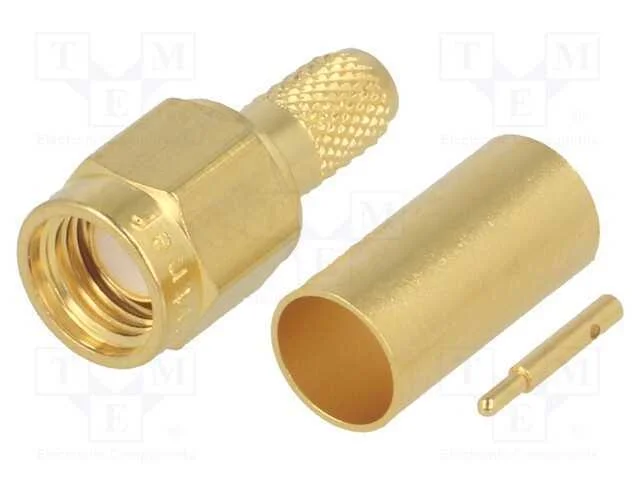 Ficha, Sma, Macho, Simples, 50o, Rg142,Rg223, Solda,Cerrar, Ptfe