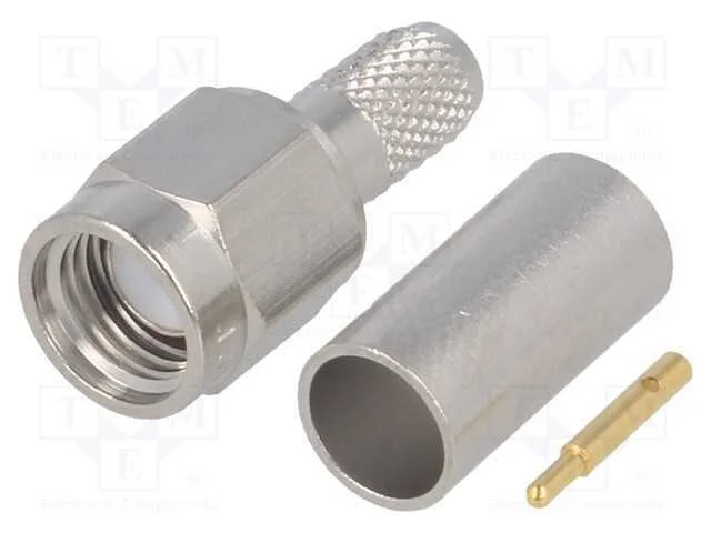 Ficha, Sma, Macho, Simples, 50o, Rg58c/U, Solda,Cerrar, com Cabo