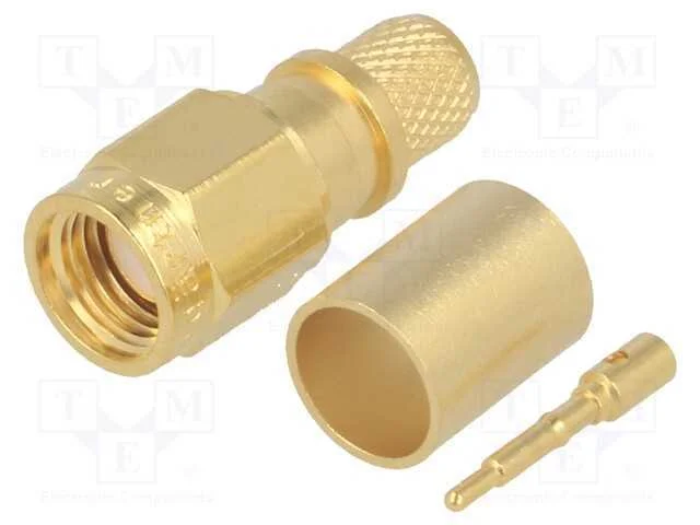 Ficha, Sma, Macho, Simples, 50o, B7808a,Cnt-240,H155,Lmr240, Ptfe