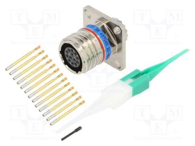Conector: Militar, Tamanho 11, Mil-Dtl-38999 Series Iii, Tomada