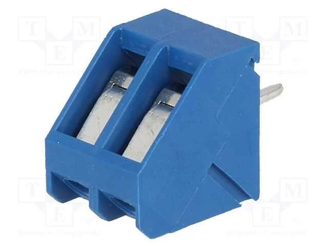 PCB bloco terminal, angulares 45, 5mm, faixas: 2,.