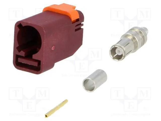 Conector: Fakra, F&ecirc;mea, Ficha, Cerrar, Simples, Cabo: Rg174,Rg316