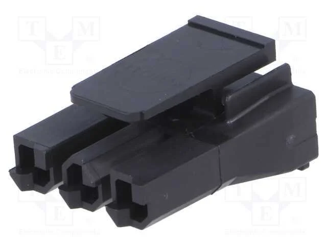 Conector: Fio-Placa, Sabre, Ficha, F&ecirc;mea, Pin: 3, Sem Contactos