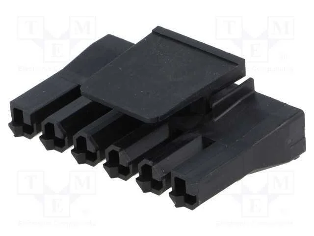 Conector: Fio-Placa, Sabre, Ficha, F&ecirc;mea, Pin: 6, Sem Contactos