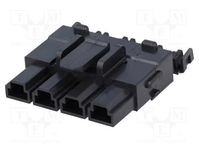 Ficha, Fio-Fio/Placa, F&ecirc;mea, Mini-Fit Sr, 10mm, Pin: 4, 600v