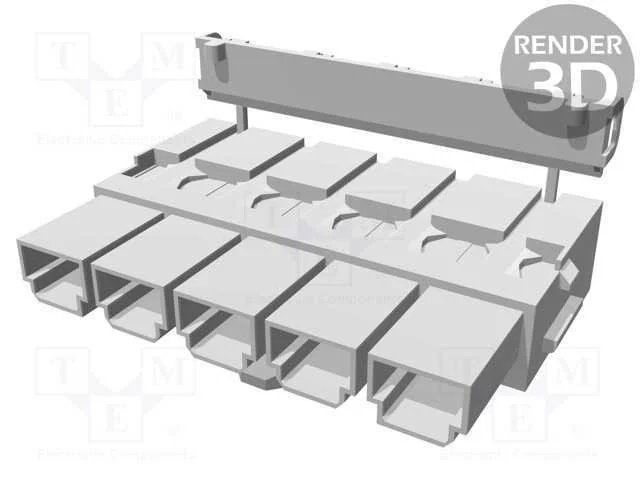 Ficha, fio-fio/placa, f&ecirc;mea, Mini-Fit Sr, 10mm, P.