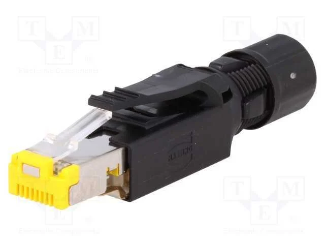 Ficha, Rj45, Pin: 8, Cat: 6, Blindadas, Sistema: 8p8c, Cab: 4,5&divide;9mm