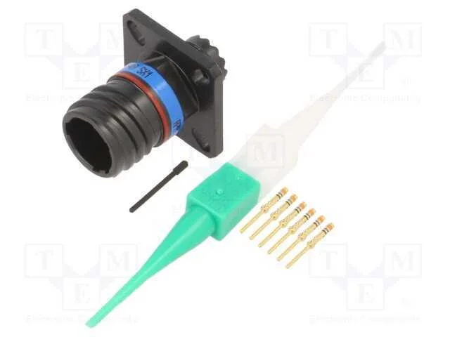 Conector: Militar, Tamanho 9, Mil-Dtl-38999 Series Iii, Preta