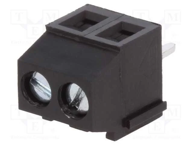 PCB bloco terminal, angulares 90, 3,5mm, faixas: .
