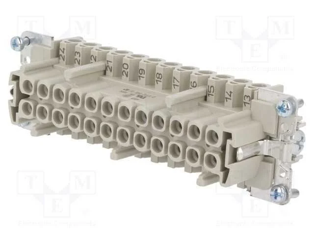 Conector: Hdc, F&ecirc;mea, Pin: 24, Tamanho 24, Inserto de Contatos