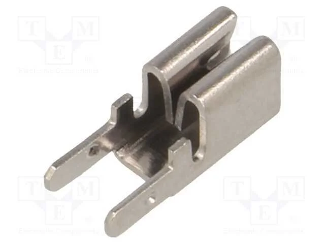 Conetor: plano, 6,4mm, 0,5&divide;0,8mm, macho, dupla, T.